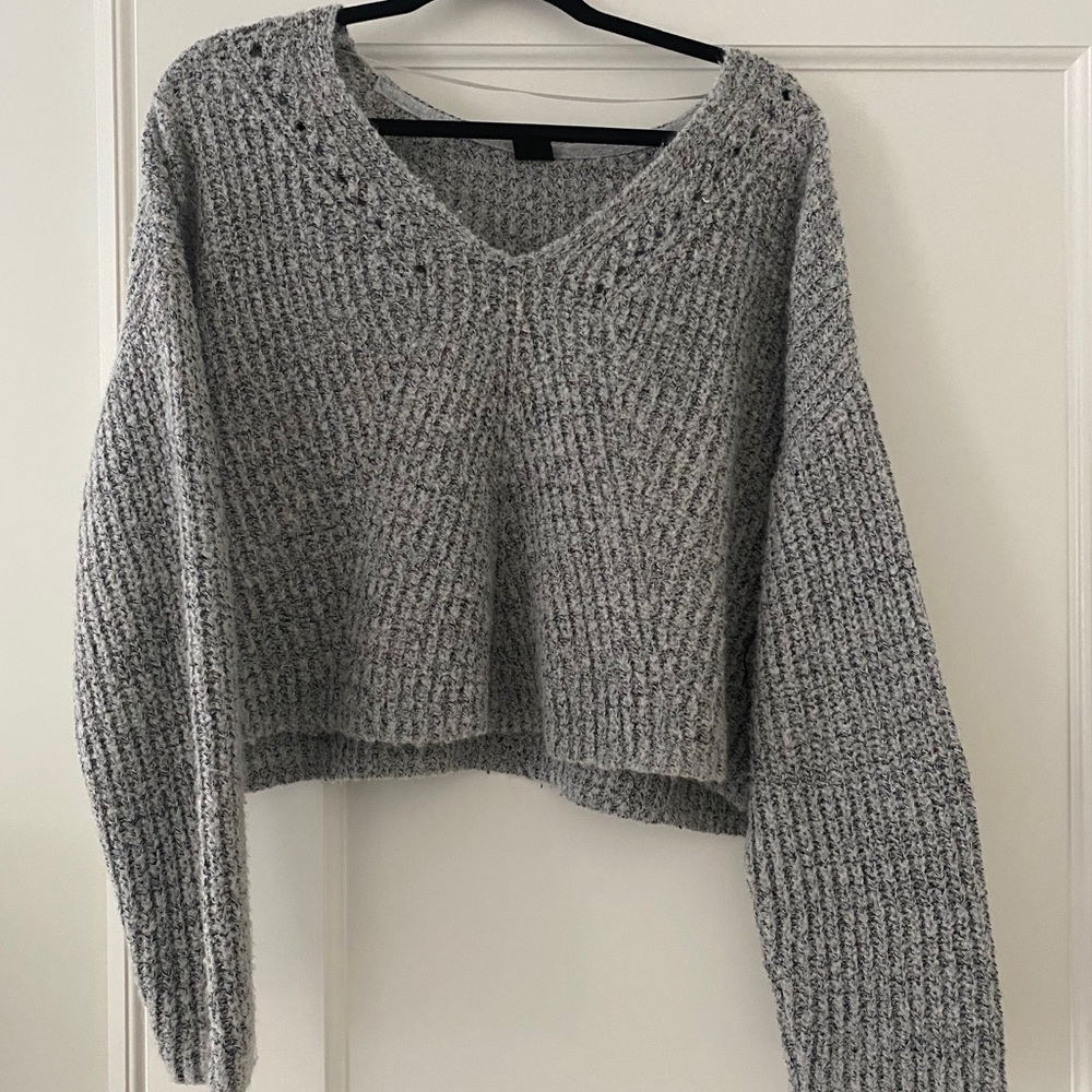 Grey urban outfitters knitted sweater